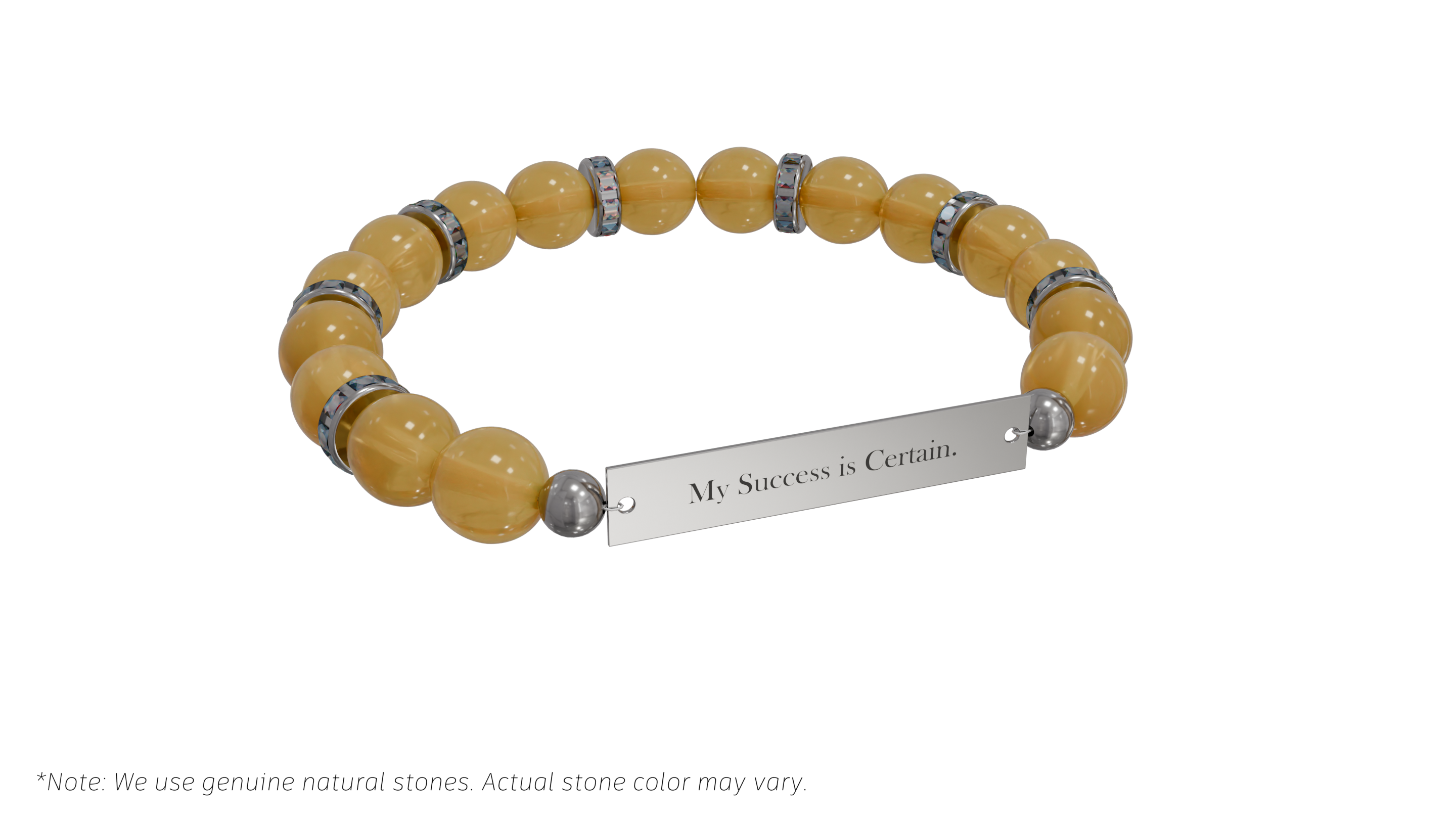 Positive Perspective Citrine Energy Stone Bracelet-Wealth