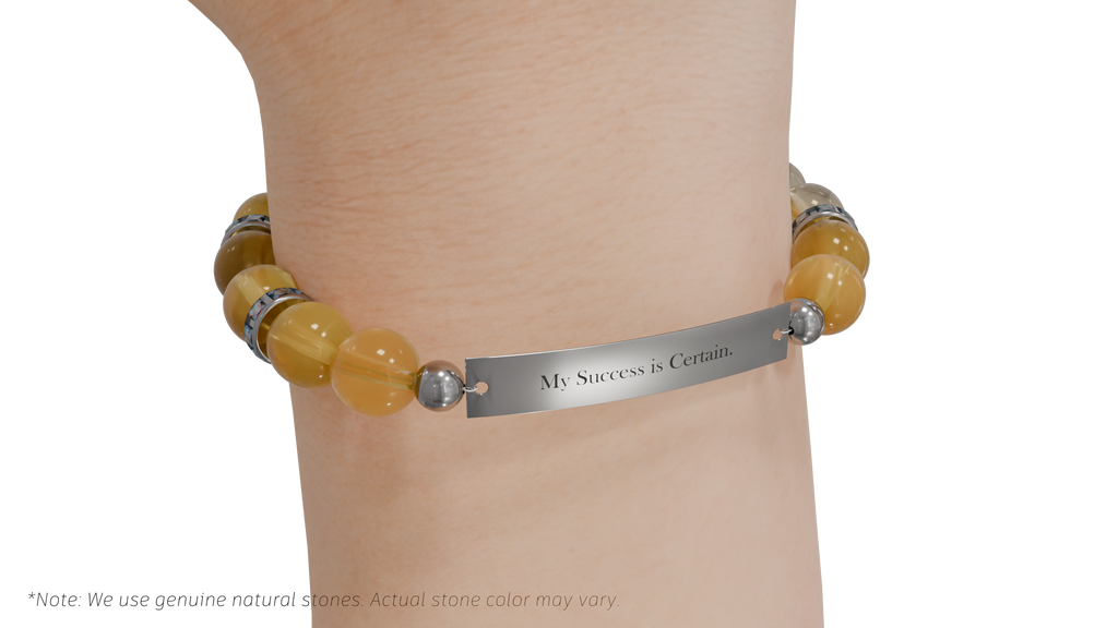 Positive Perspective Citrine Energy Stone Bracelet-Wealth