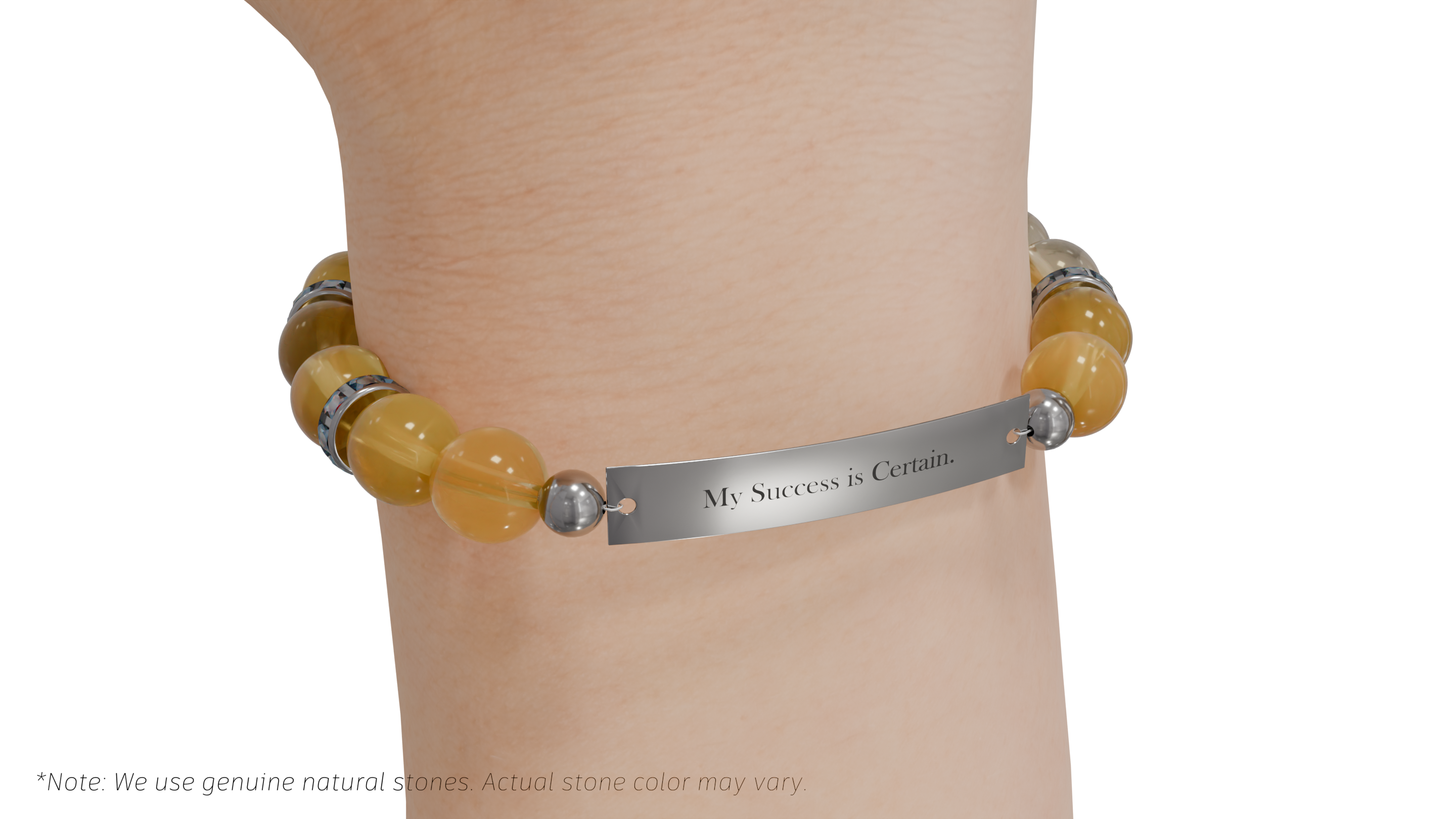 Positive Perspective Citrine Energy Stone Bracelet-Wealth