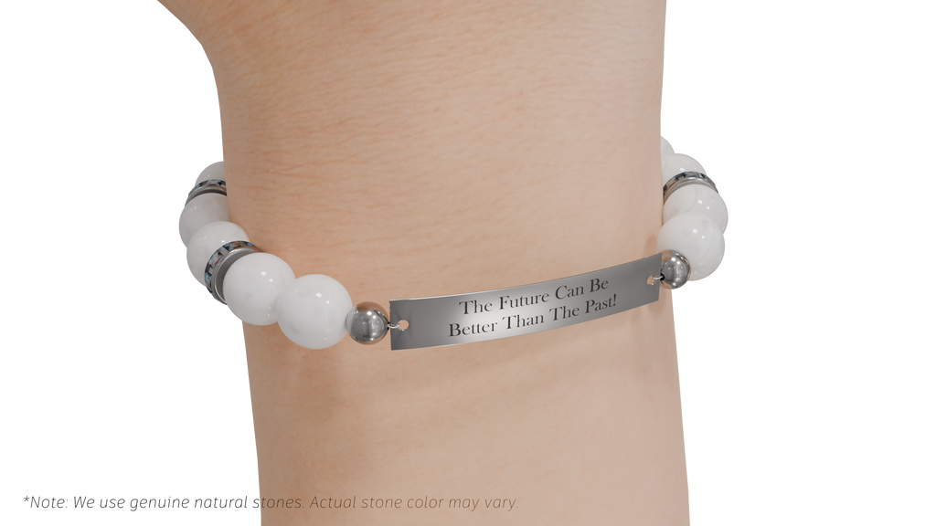 Positive Perspective Moonstone Bracelet-Hope