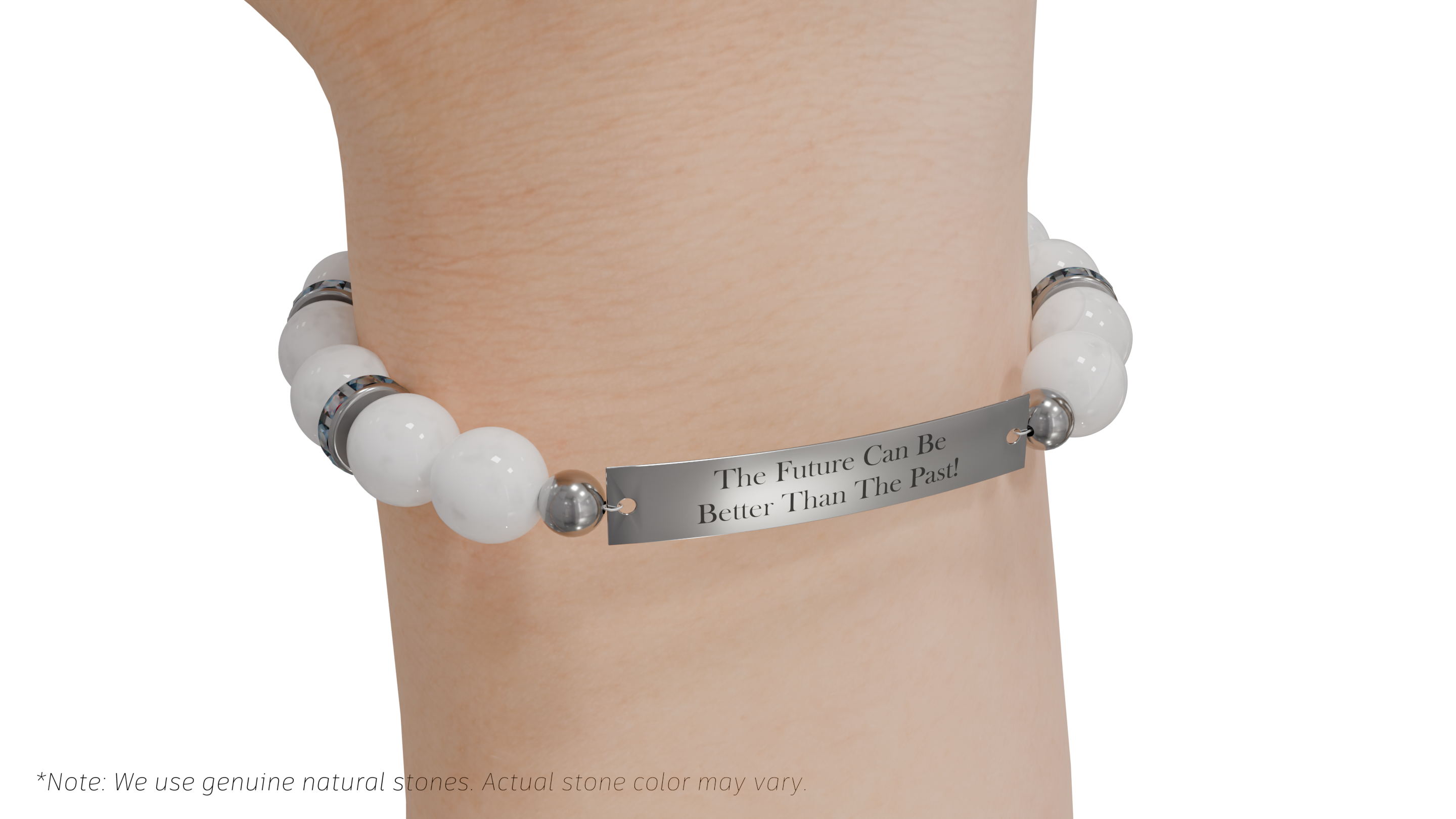 Positive Perspective Moonstone Bracelet-Hope