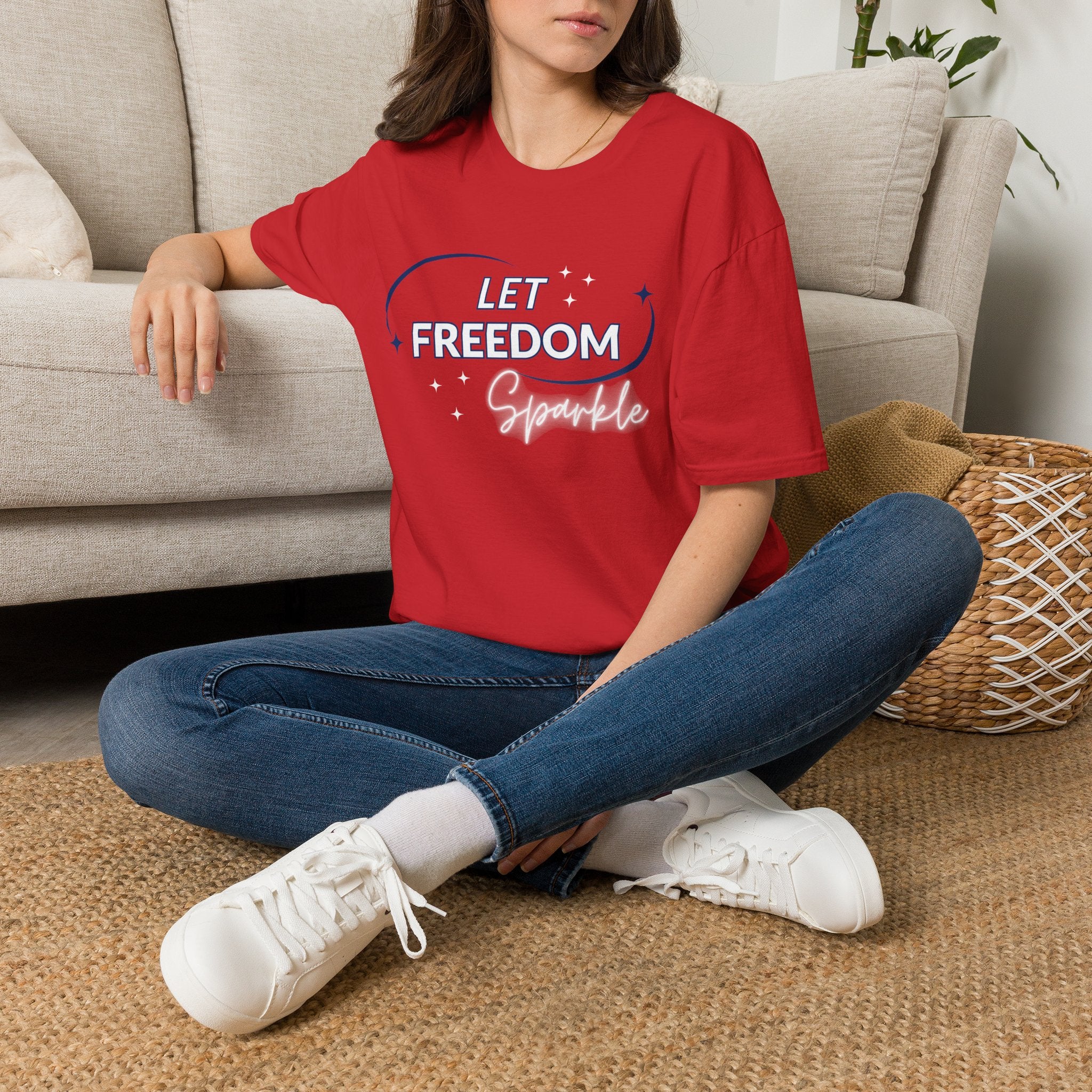 Let Freedom Sparkle Independence Day T-Shirt