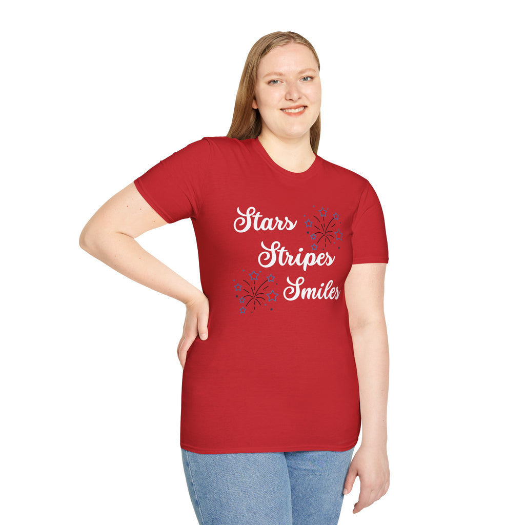Stars, Stripes & Smiles Independence Day T-Shirt