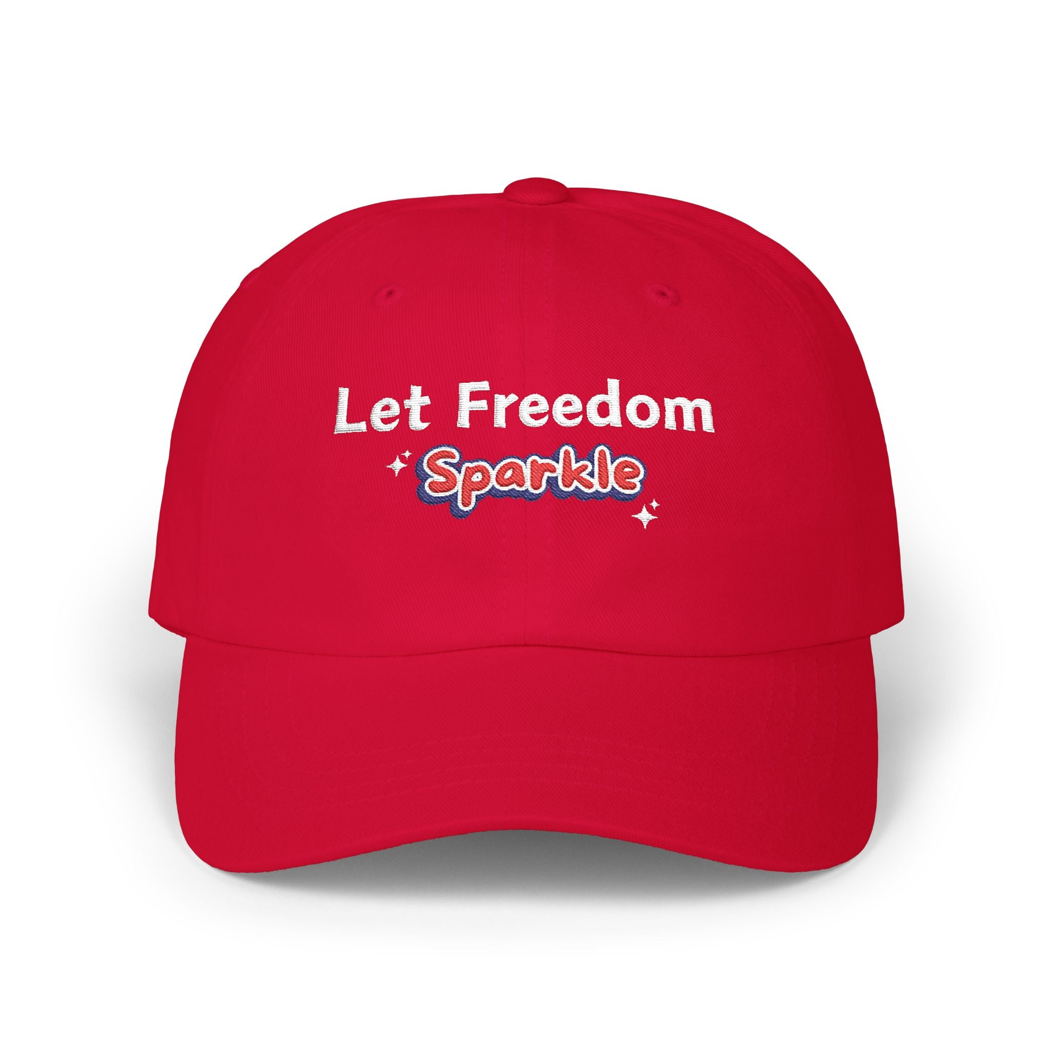 Let Freedom Sparkle Independence Day Dad Cap