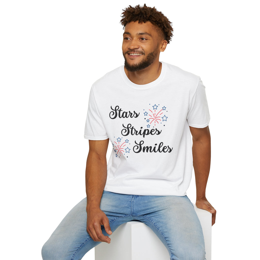 Stars, Stripes & Smiles Independence Day T-Shirt