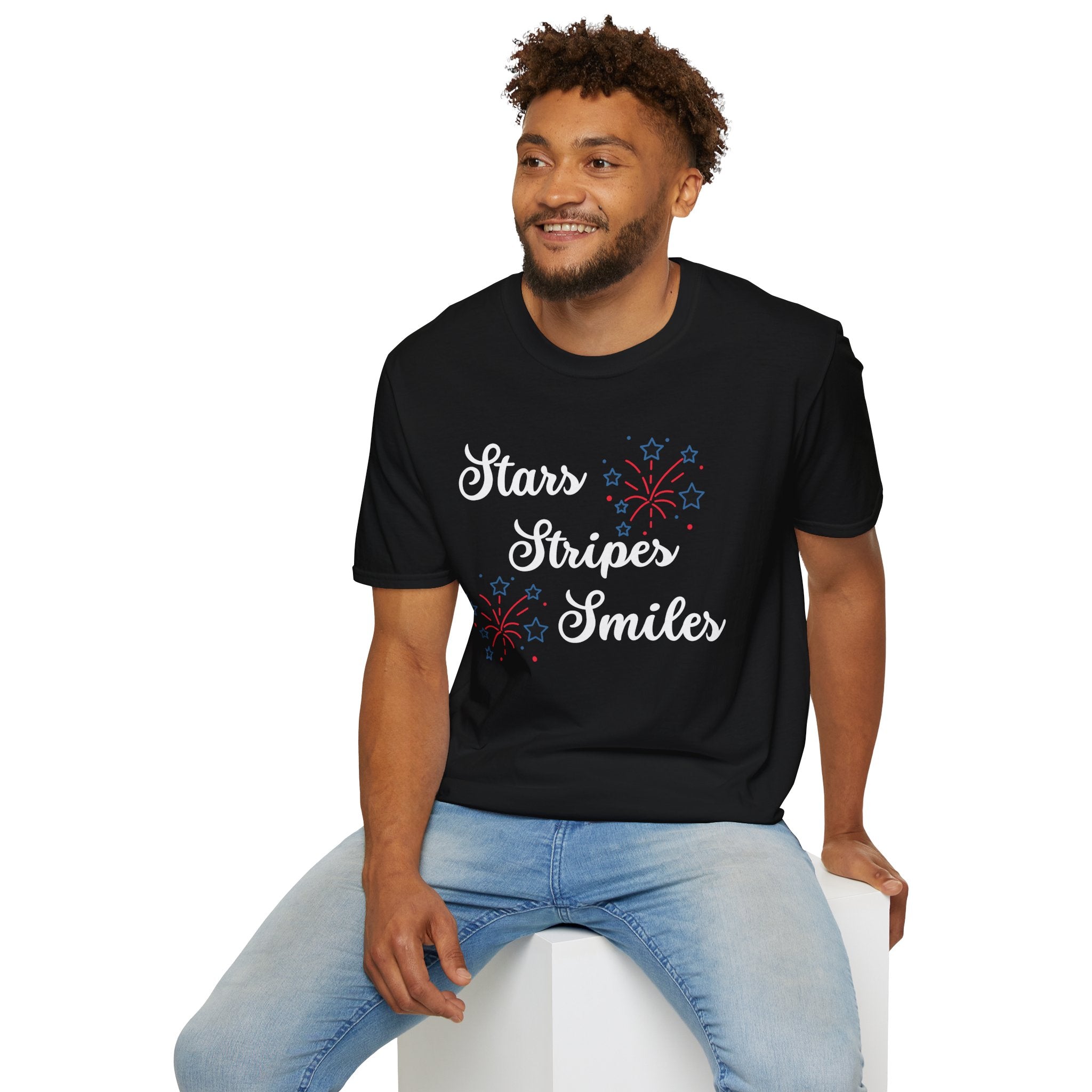 Stars, Stripes & Smiles Independence Day T-Shirt