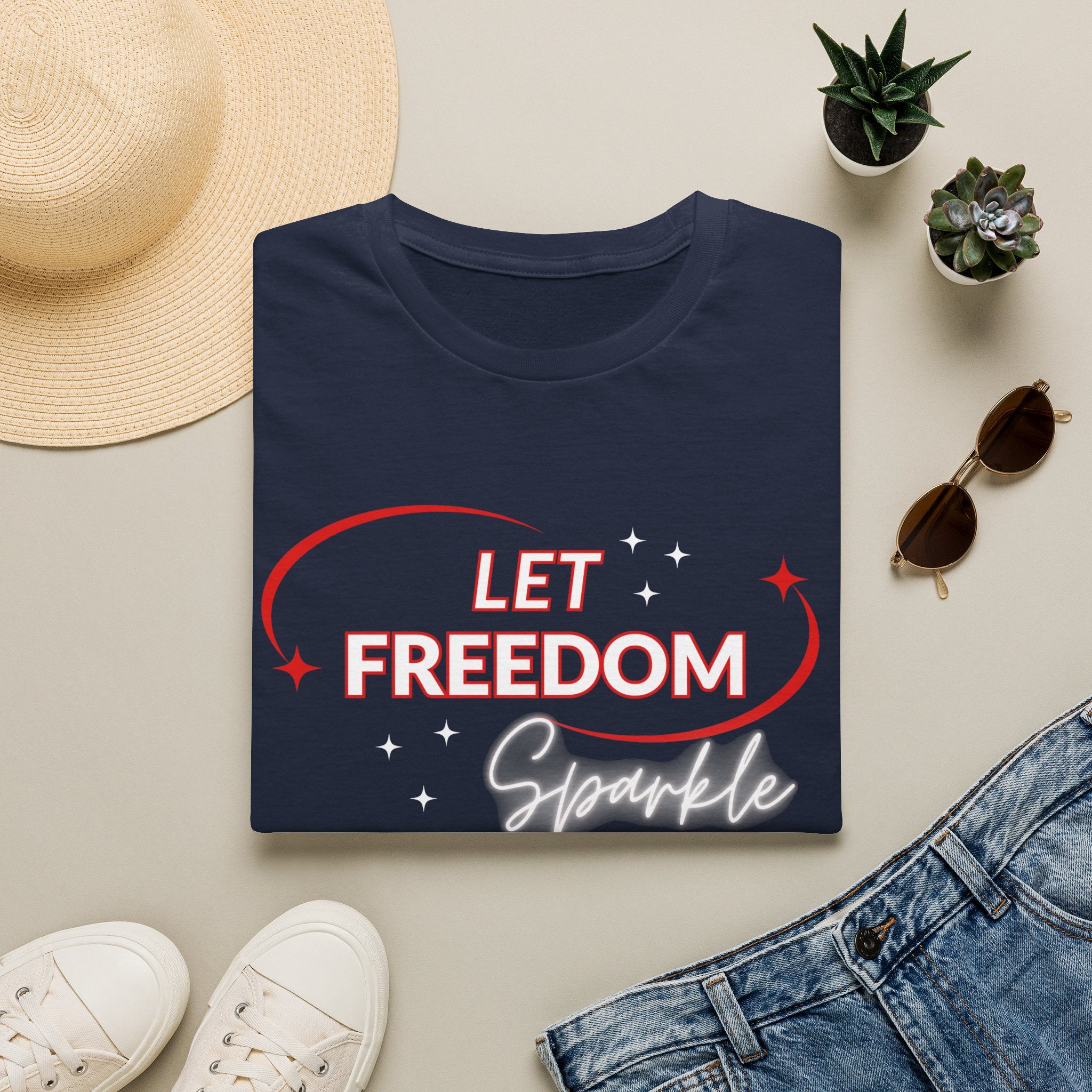 Let Freedom Sparkle Independence Day T-Shirt