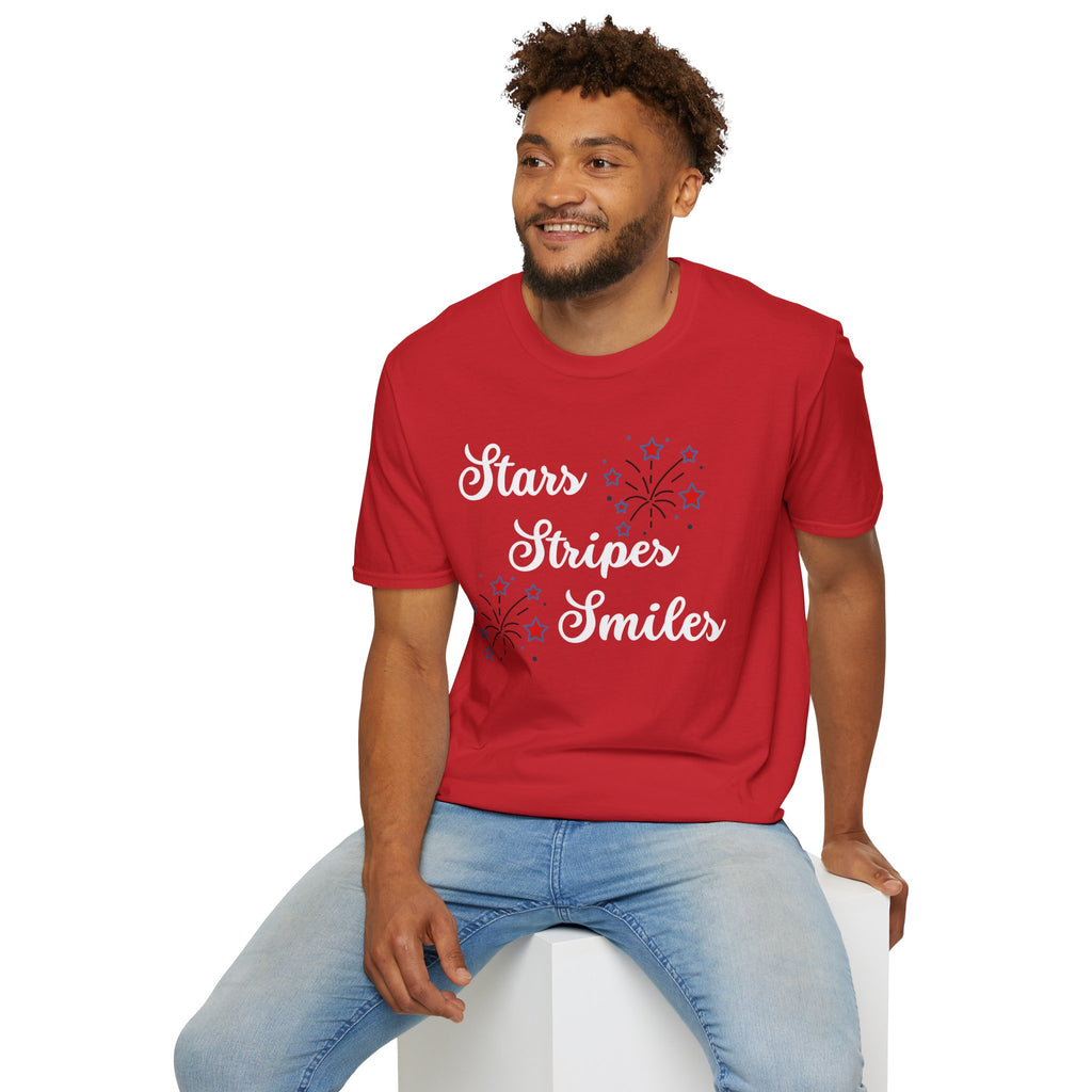 Stars, Stripes & Smiles Independence Day T-Shirt