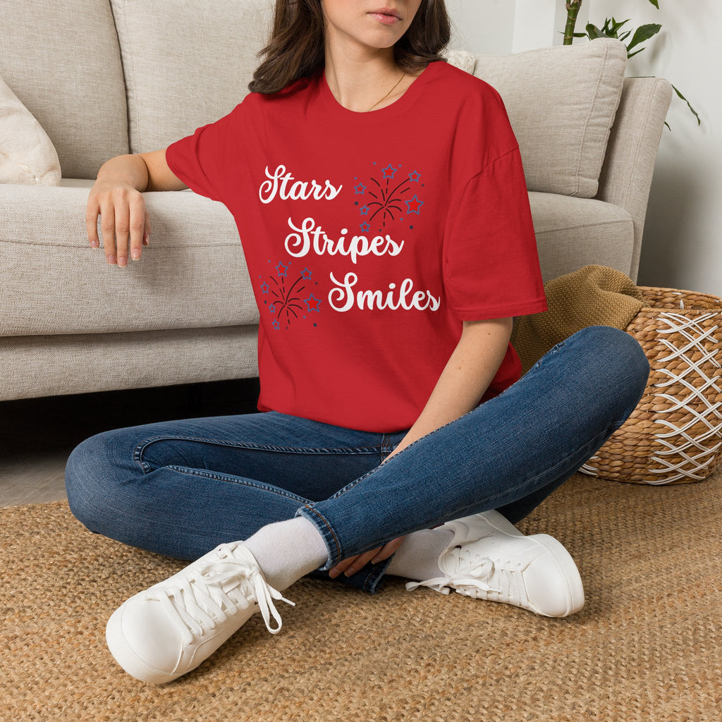 Stars, Stripes & Smiles Independence Day T-Shirt