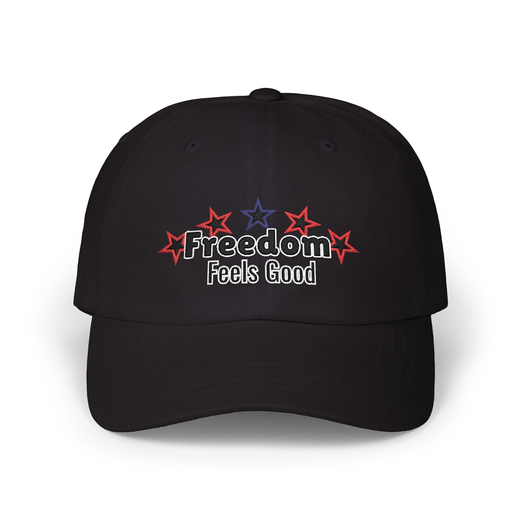 Freedom Feels Good Dad Cap — Independence Day Affirmation Hat