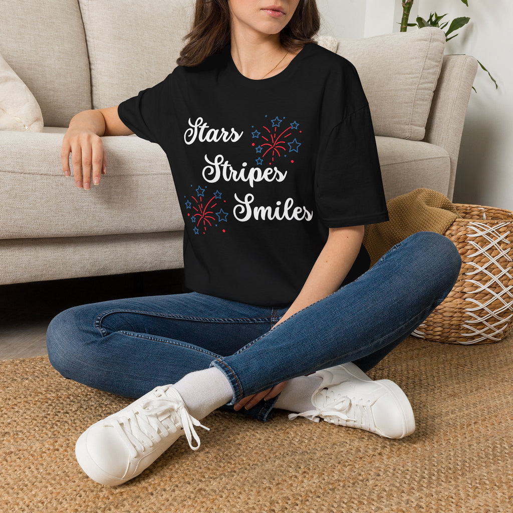 Stars, Stripes & Smiles Independence Day T-Shirt
