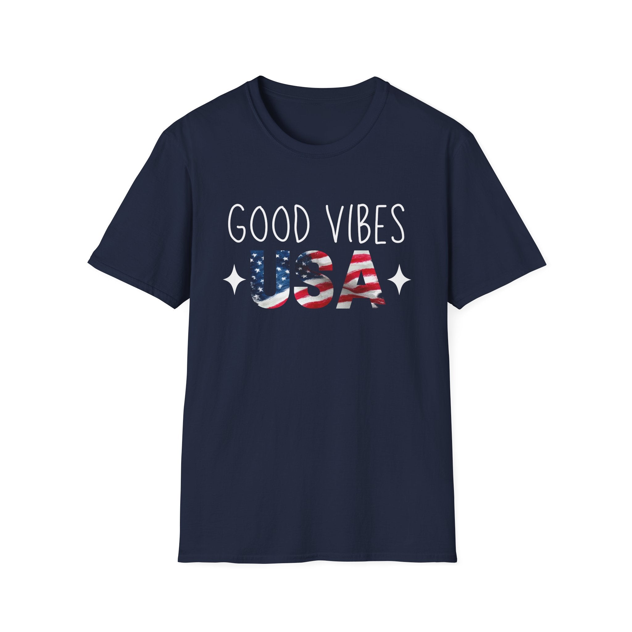 Good Vibes USA Independence Day T-Shirt