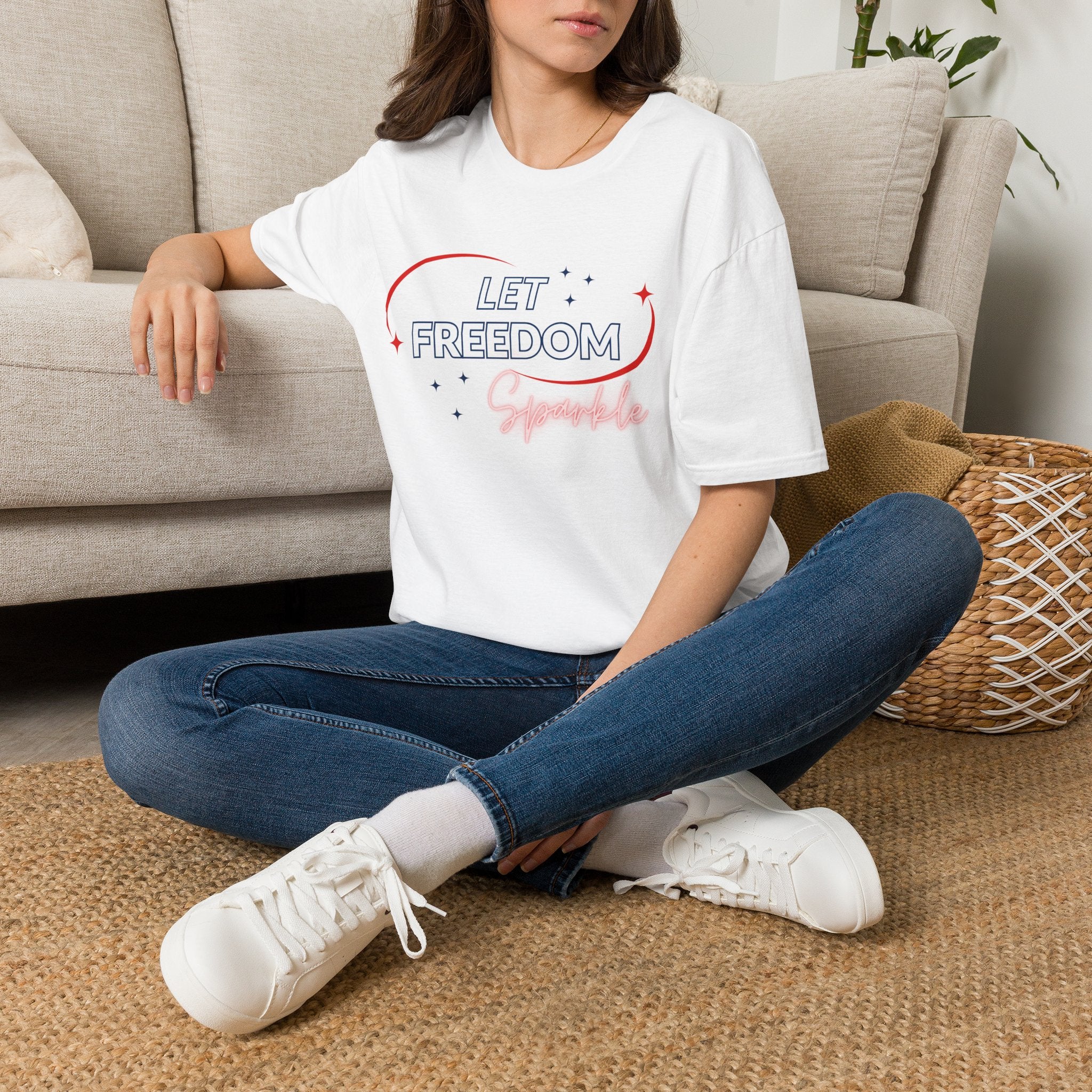 Let Freedom Sparkle Independence Day T-Shirt