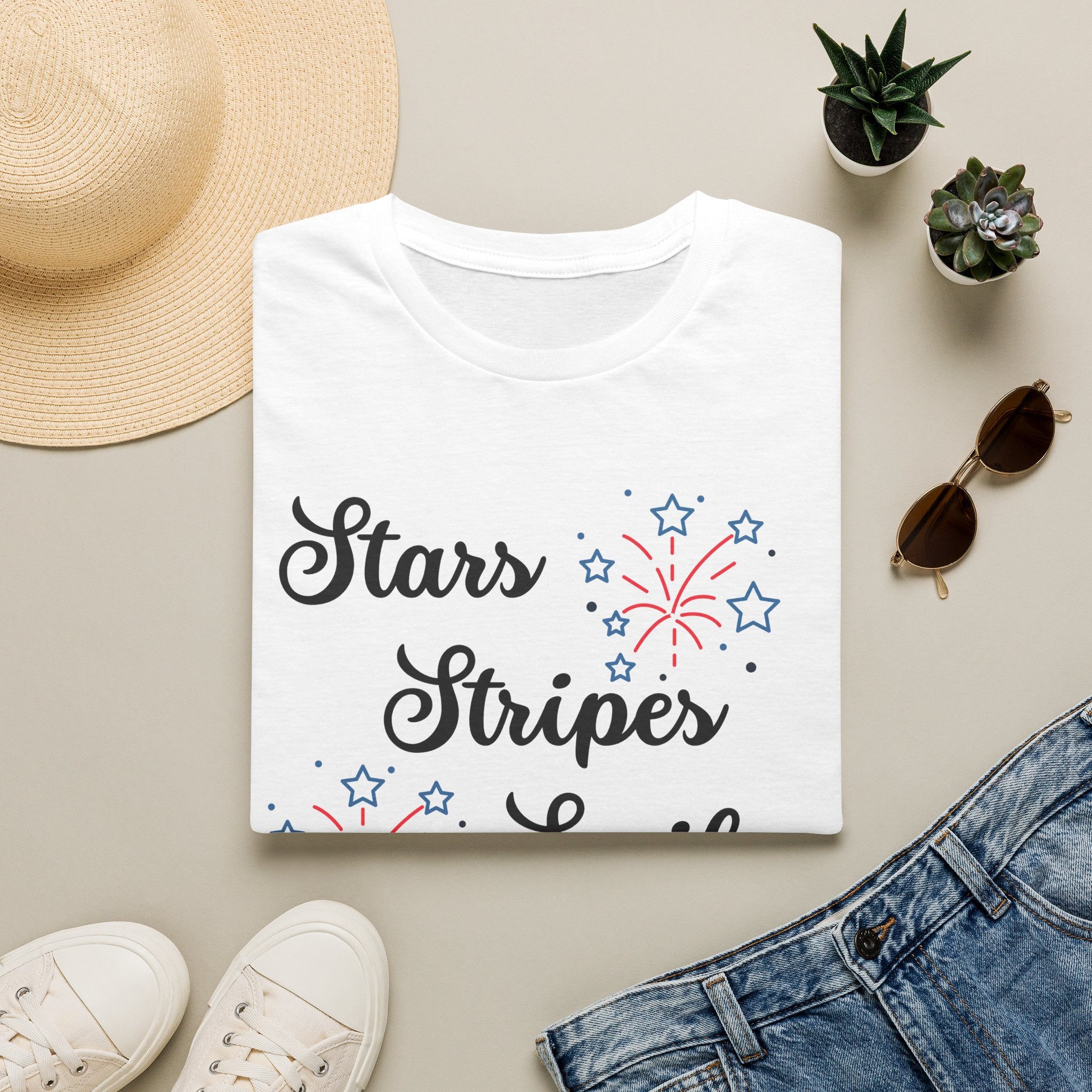 Stars, Stripes & Smiles Independence Day T-Shirt