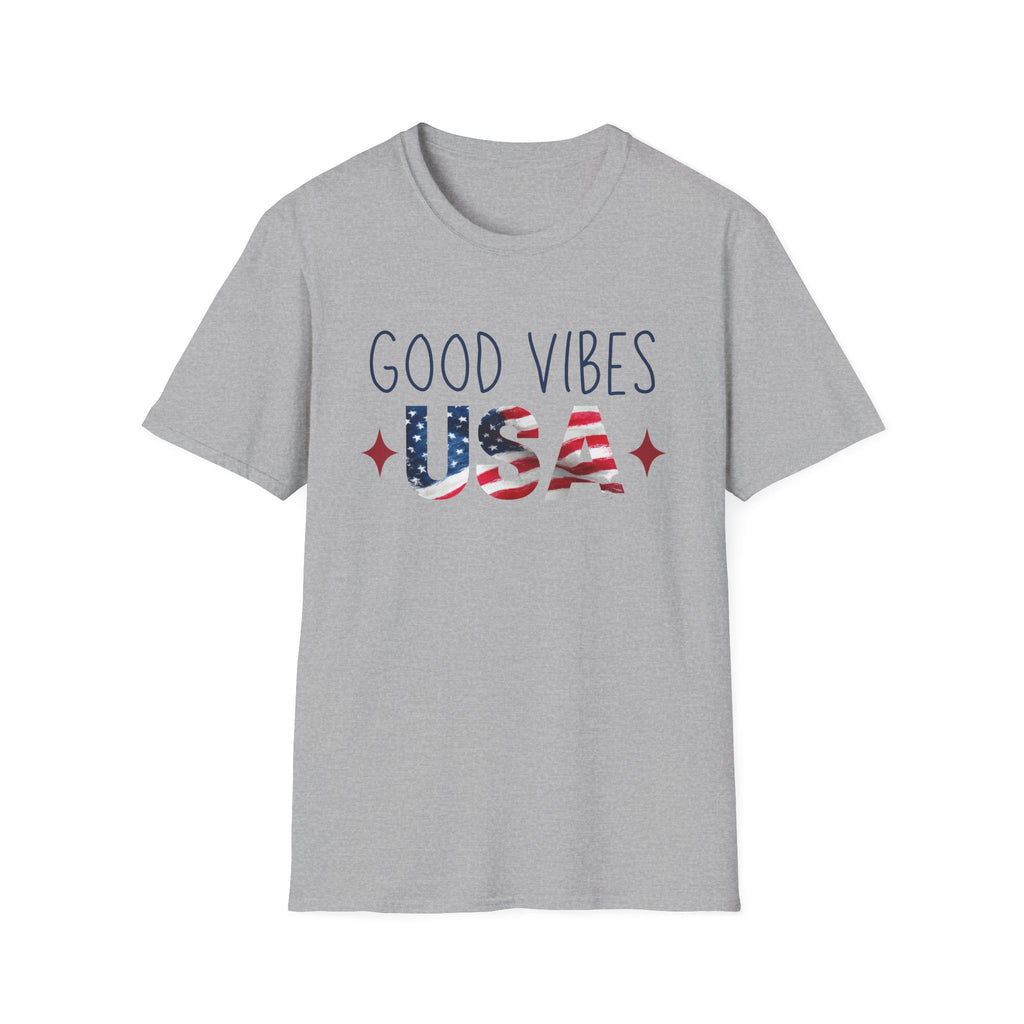 Good Vibes USA Independence Day T-Shirt