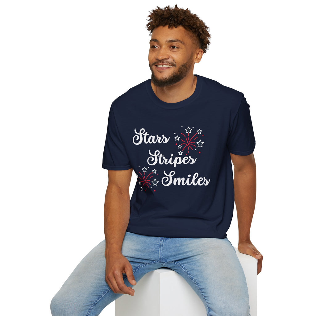 Stars, Stripes & Smiles Independence Day T-Shirt