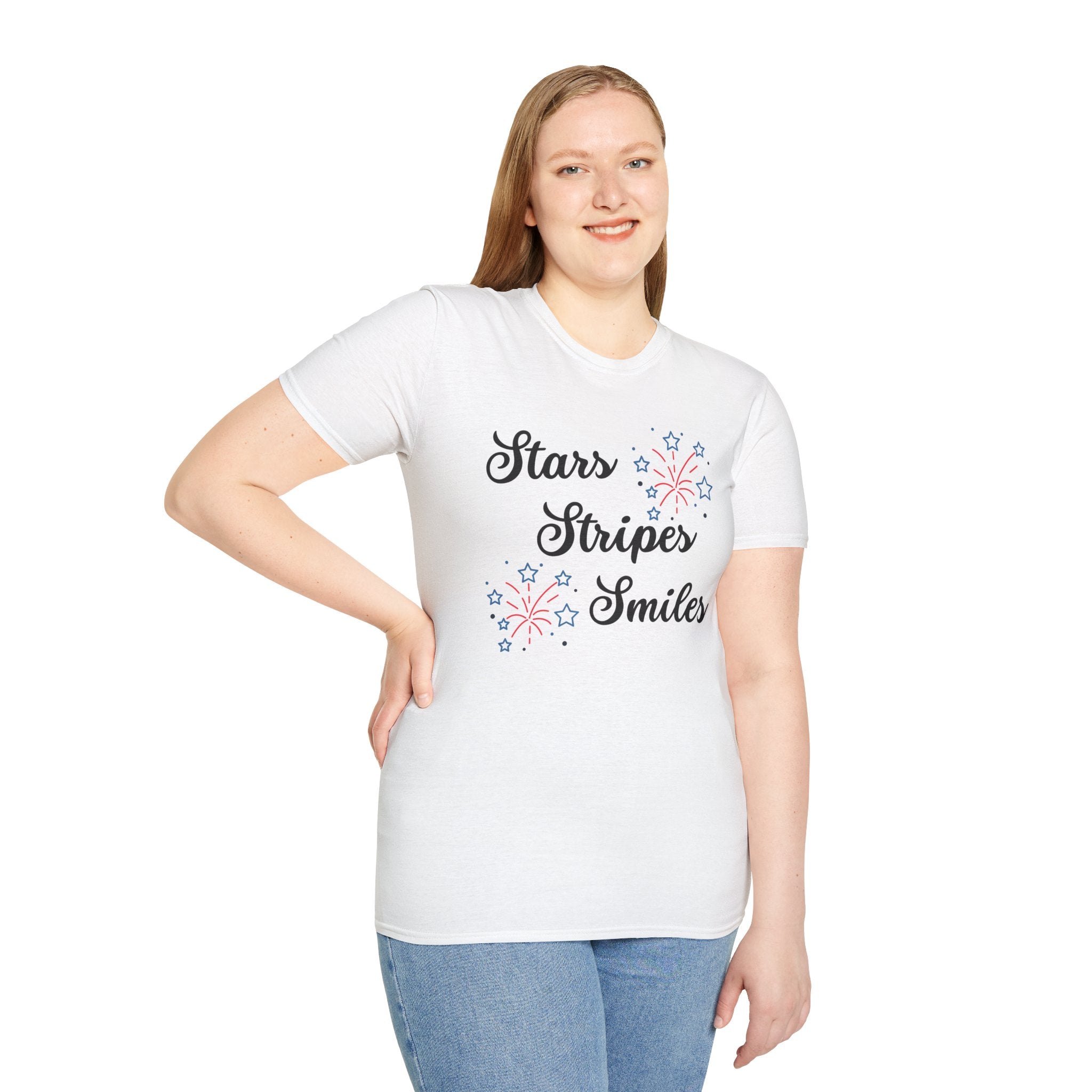 Stars, Stripes & Smiles Independence Day T-Shirt
