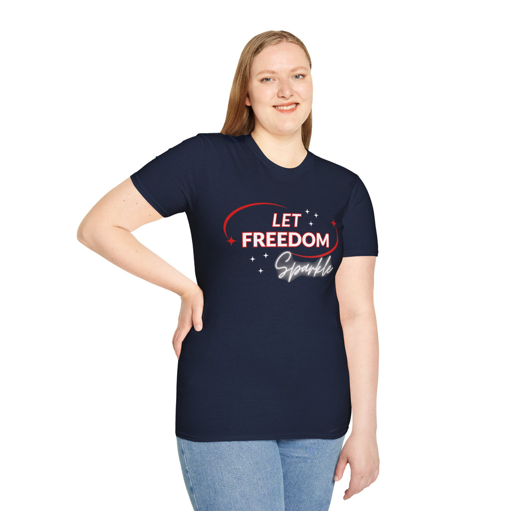 Let Freedom Sparkle Independence Day T-Shirt
