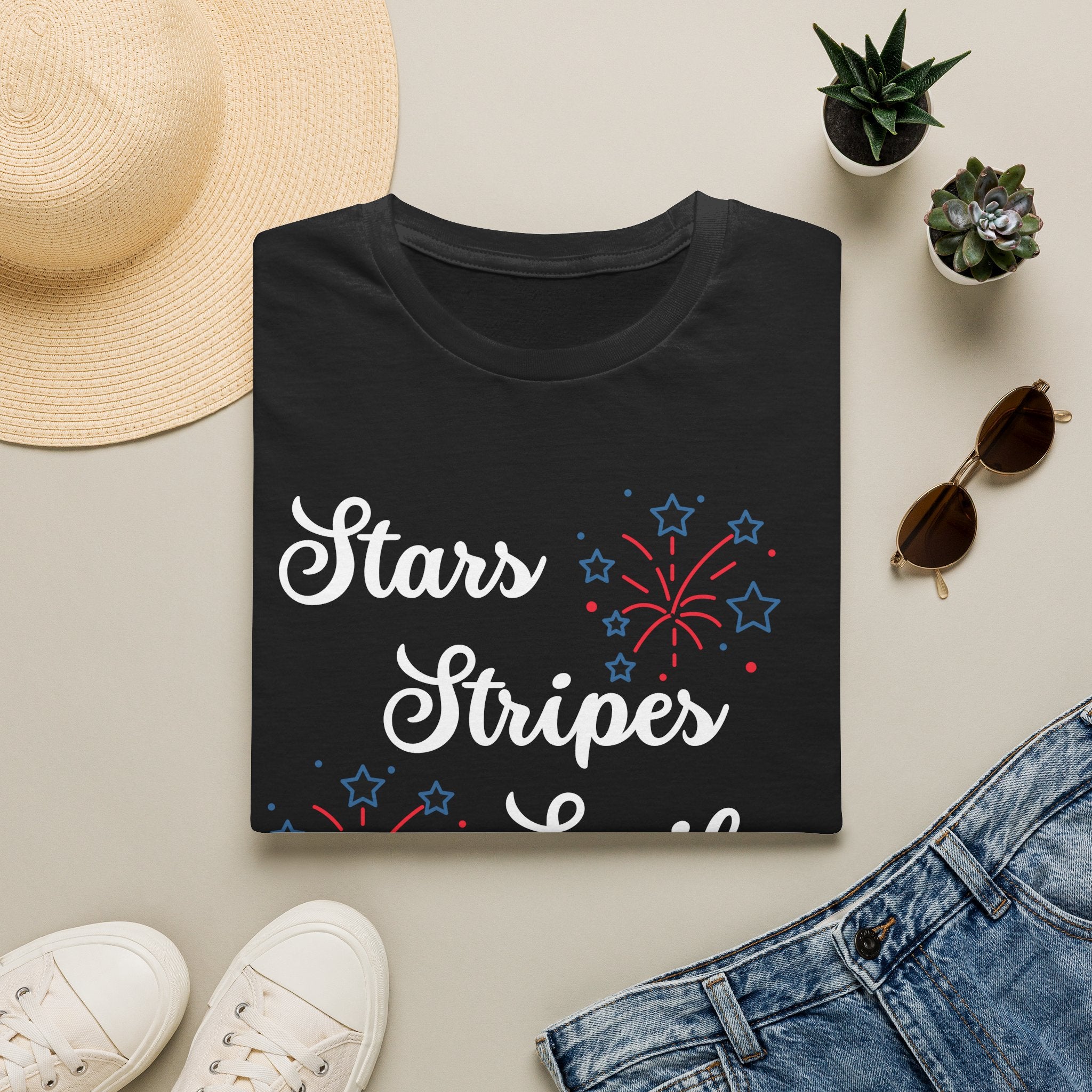 Stars, Stripes & Smiles Independence Day T-Shirt