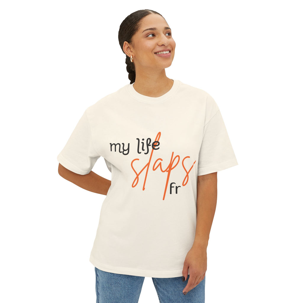 Slaps T-Shirt | Funny Motivational Graphic Tee | Bold Affirmation Streetwear | Gen Z Humor Shirt | Positivity Labs