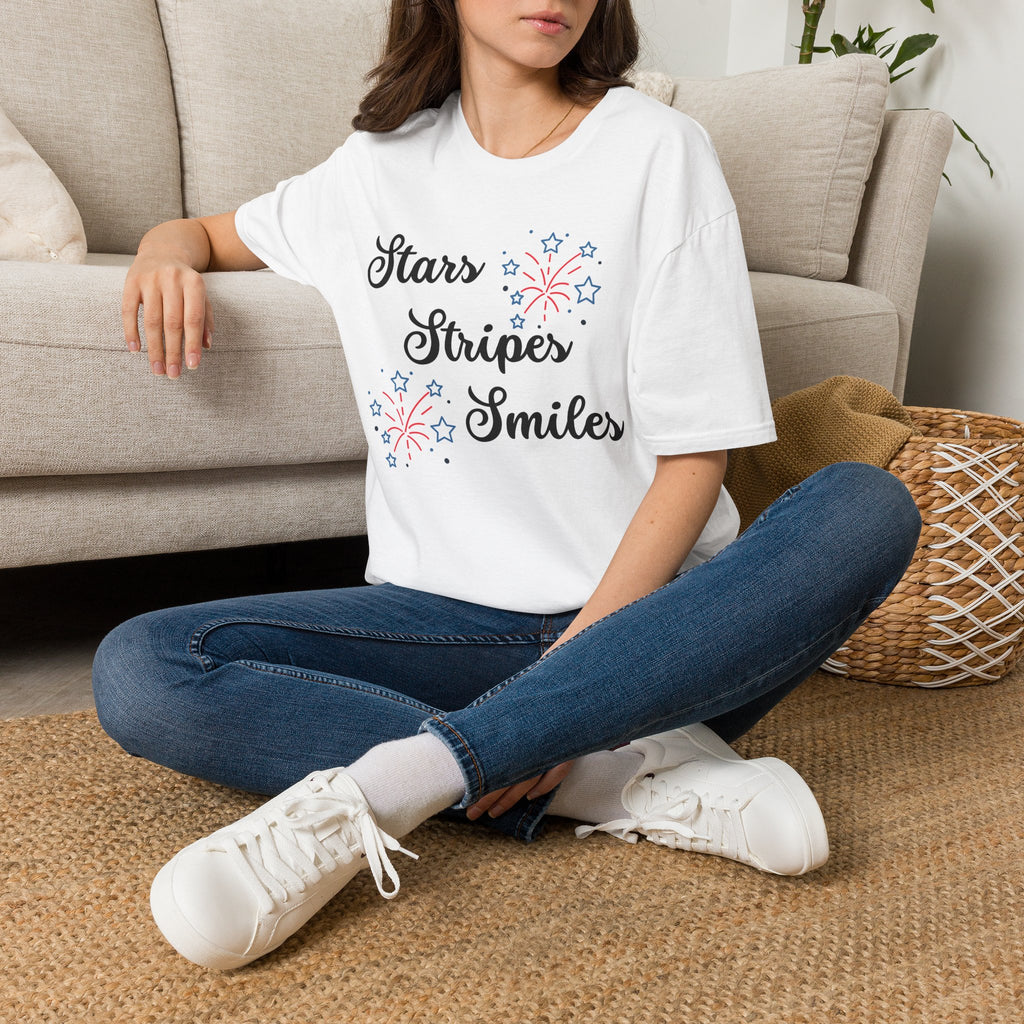 Stars, Stripes & Smiles Independence Day T-Shirt