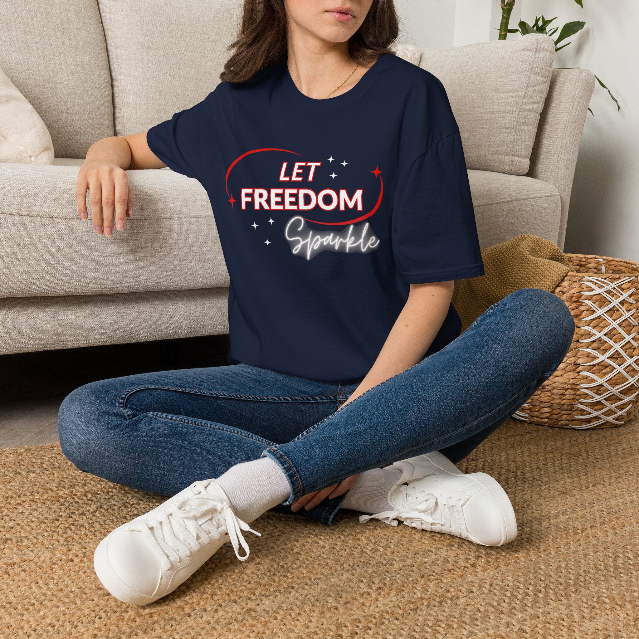 Let Freedom Sparkle Independence Day T-Shirt