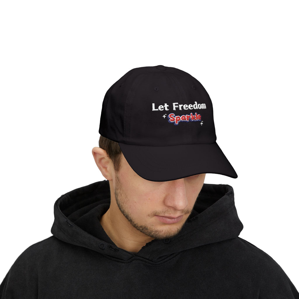 Let Freedom Sparkle Independence Day Dad Cap