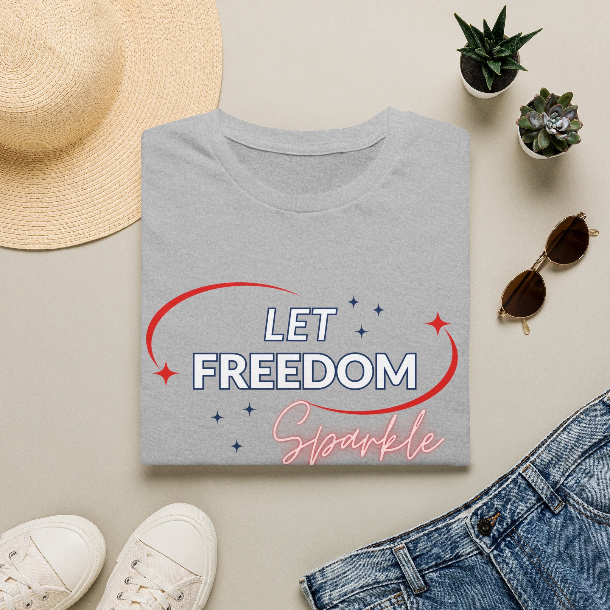 Let Freedom Sparkle Independence Day T-Shirt
