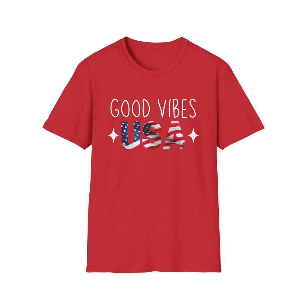 Good Vibes USA Independence Day T-Shirt