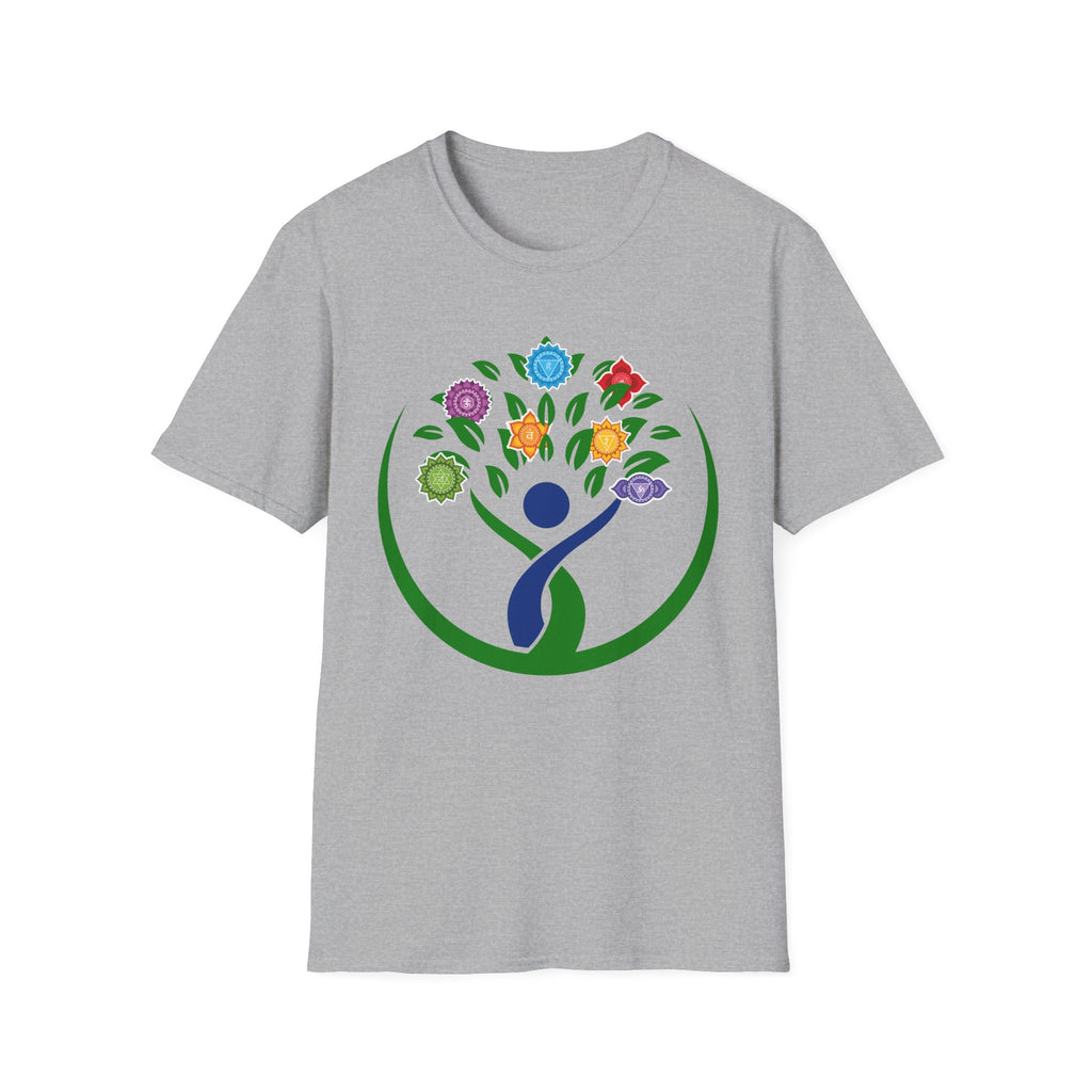 Chakra Tree of Life T-Shirt | Colorful Chakra Stone Design