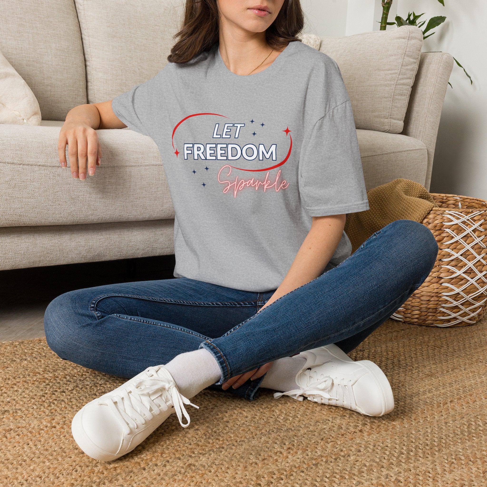 Let Freedom Sparkle Independence Day T-Shirt