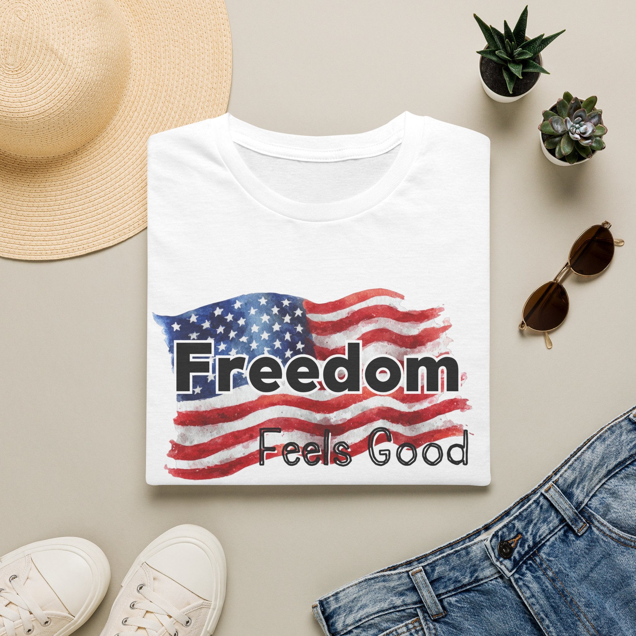 Independence Day 'Freedom Feels Good' T-Shirt