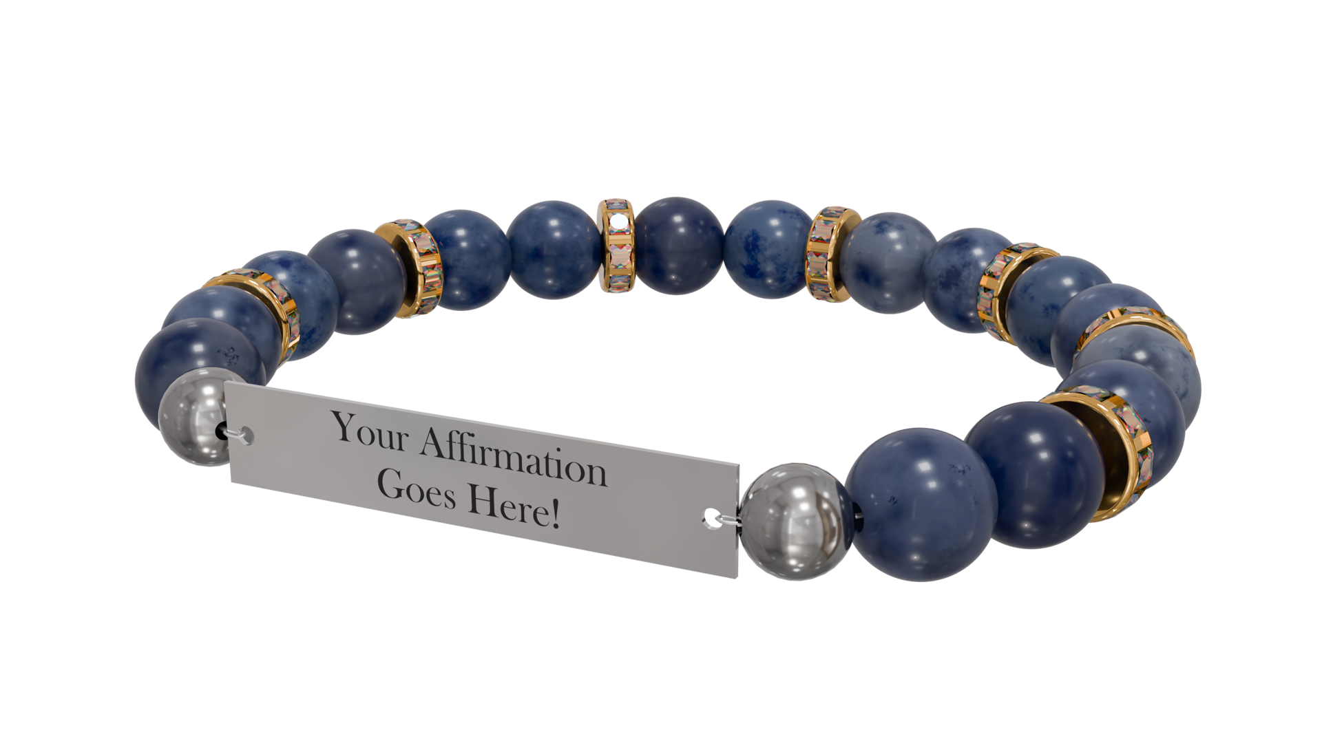 Personalized Positive Perspective Bracelet