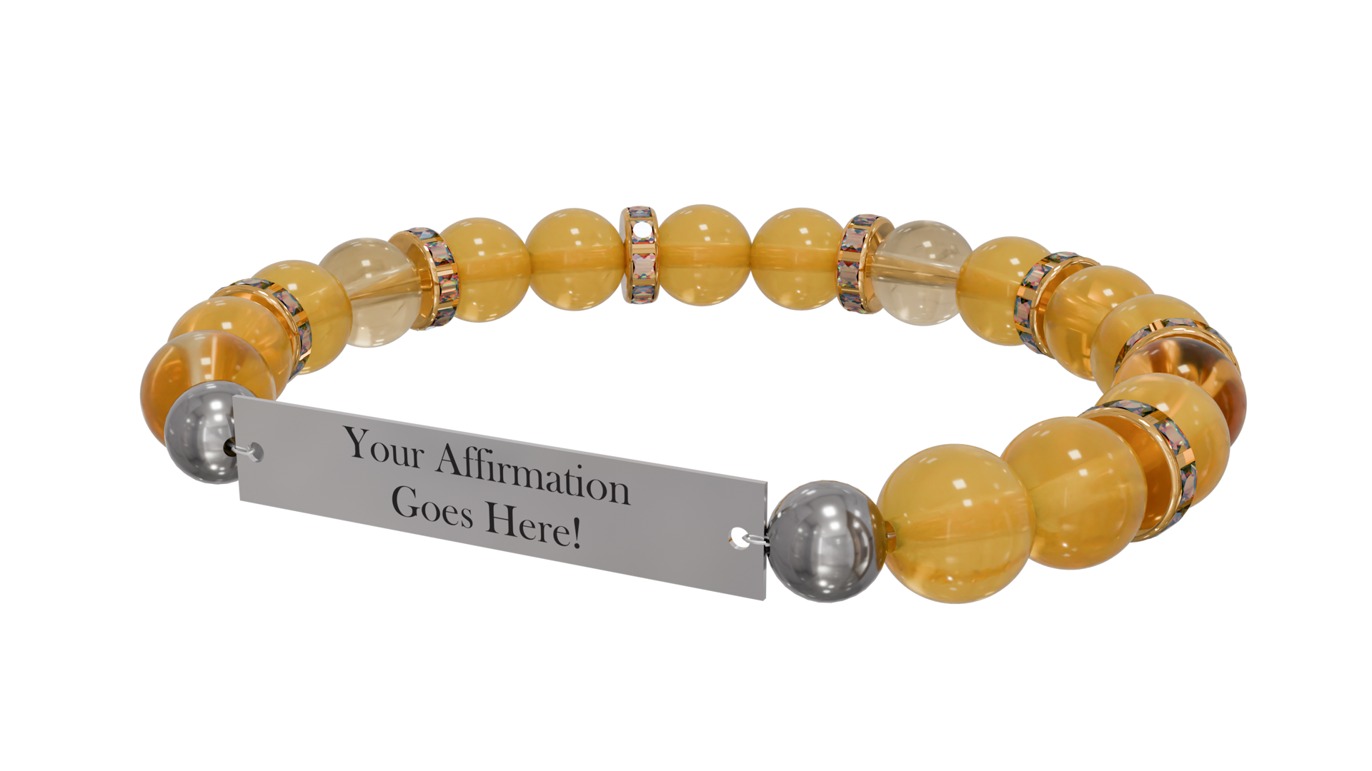 Personalized Positive Perspective Bracelet