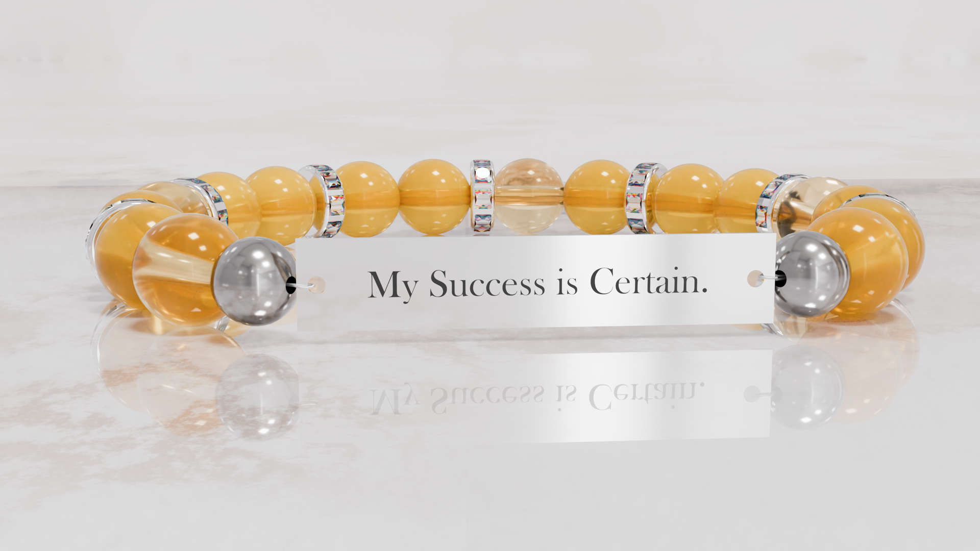 Positive Perspective Citrine Energy Stone Bracelet-Wealth