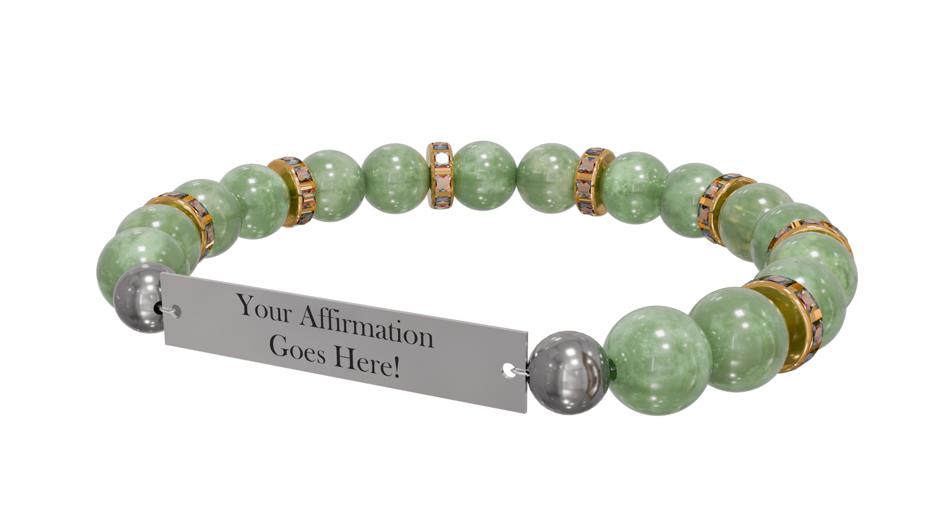 Personalized Positive Perspective Bracelet