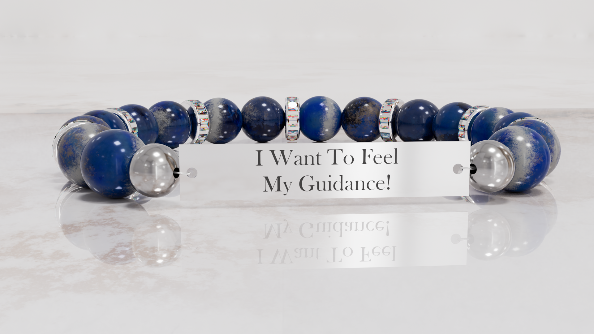 Positive Perspective Lapis Lazuli Stone Bracelet-Wisdom
