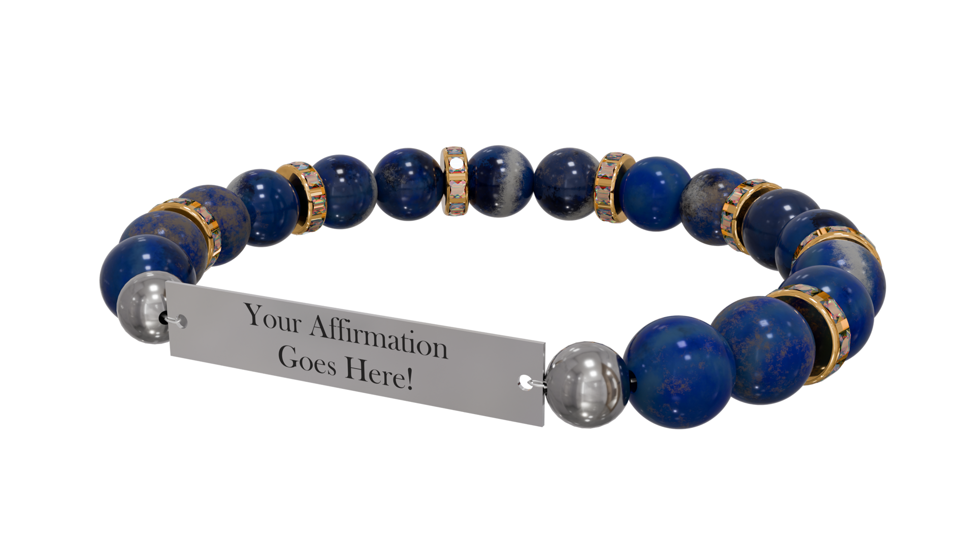 Personalized Positive Perspective Bracelet