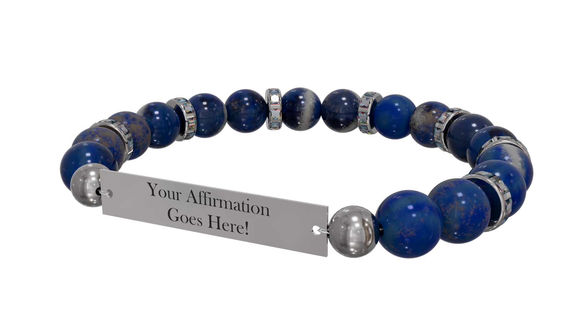 Personalized Positive Perspective Bracelet