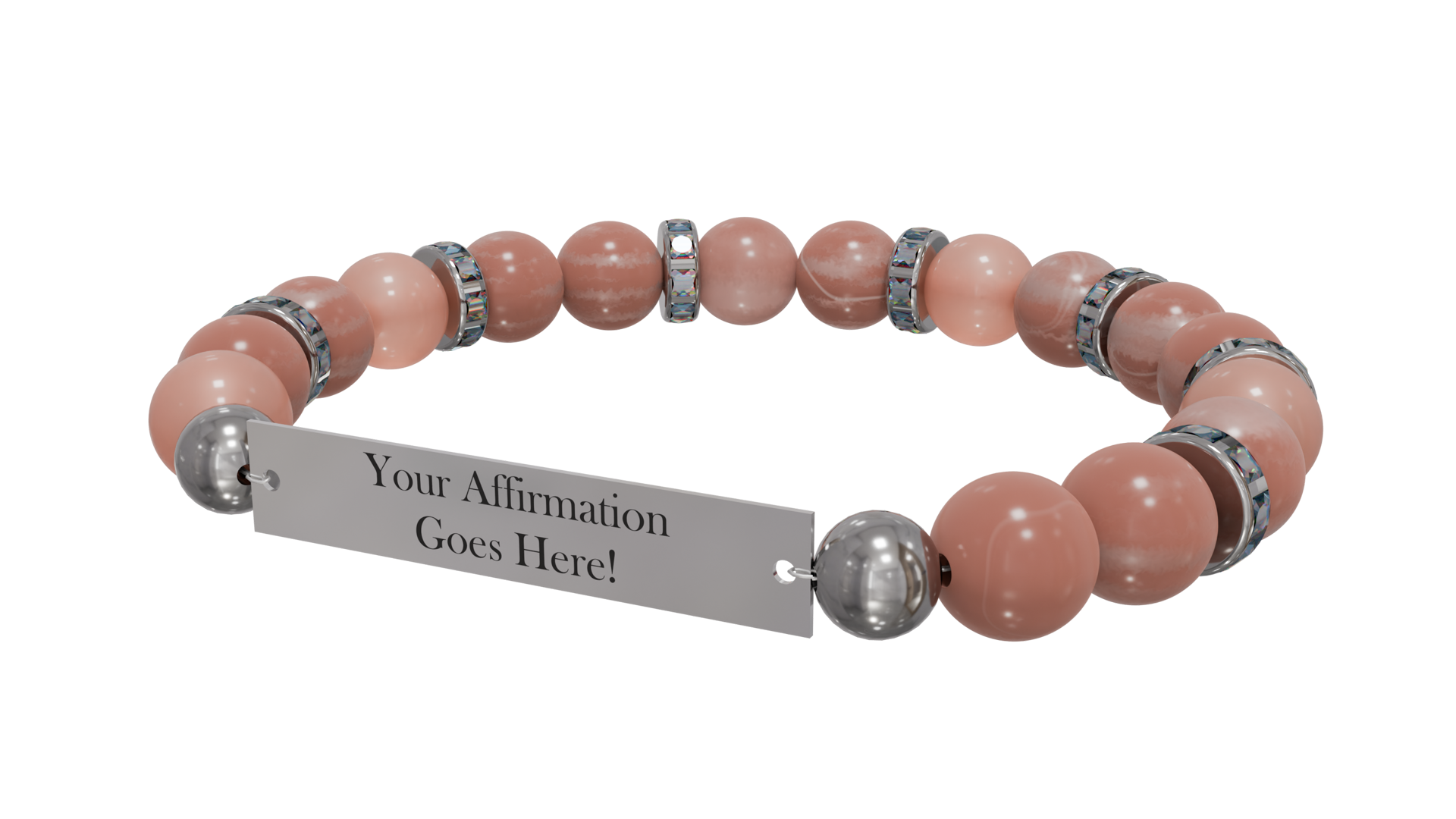 Personalized Positive Perspective Bracelet